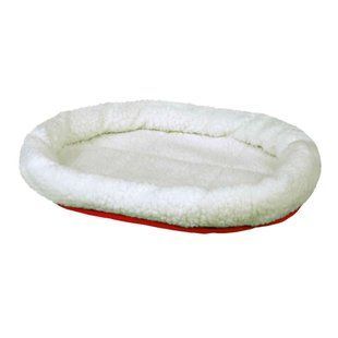Лежак Trixie для котів Cuddly Bed двосторонній білий/червоний 47х38 см 28631 фото