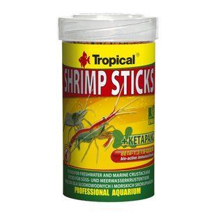 Корм Tropical Shrimp Sticks для креветок та раків палички 55 г/ 100 мл 63363 фото