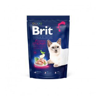 Корм сухий Brit Premium by Nature Cat Sterilised для стерилізованих котів з куркою 1,5 кг 171862 фото