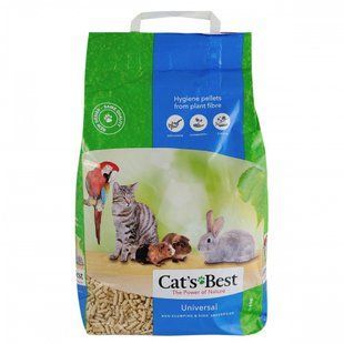 Наповнювач Cat&rsquo;s Best для домашніх тварин Universal деревний 7 л / 4 кг JRS300062/0625 фото