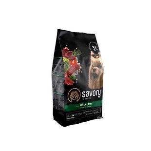 Корм сухий Savory Small Breeds rich in Fresh Lamb для дорослих вибагливих собак малих порід до 10 кг зі свіжим ягням 3 кг 30327 фото