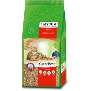 Наповнювач Cat&rsquo;s Best для котячого туалету Original деревний 40 л / 17,2 кг JRS321309/3094 фото