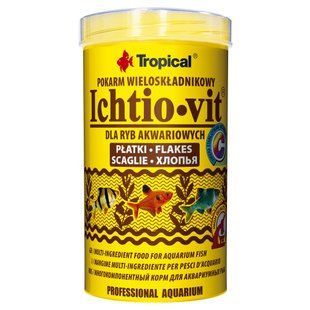 Корм Tropical Ichtio-Vit для всіх акваріумних риб пластівці 50 г/ 250 мл 77004 фото