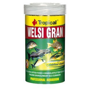 Корм Tropical Welsi Gran для акваріумних донних риб гранули 65 г/ 100 мл 60463 фото