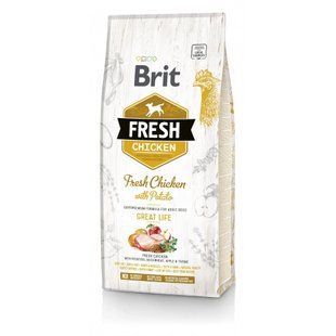 Корм сухий Brit Fresh Chicken/Potato Adult для дорослих собак всіх порід з куркою та картоплею 12 кг 170989 фото