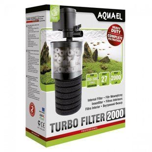 Фільтр Aquael для акваріума внутрішній Turbo Filter 2000 л/год на 350-500 л 109405 фото
