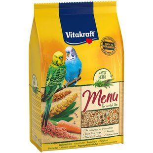 Корм Vitakraft Menu для хвилястих папуг 500 г 21441/10619 фото