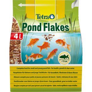 Tetra POND FLAKES 4 L смесь хлопьев для мелких рыб 169784_ordСПЕЦЦЕНА фото