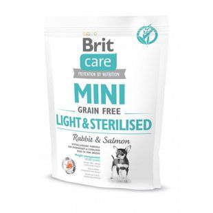 Корм сухий Brit Care Grain Free Mini Light Sterilised для дорослих собак дрібних порід з зайвою вагою або стерілізованих з к 170786/1074 фото
